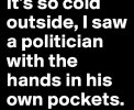 It-s-so-cold-outside-I-saw-a-politician-with-the-h